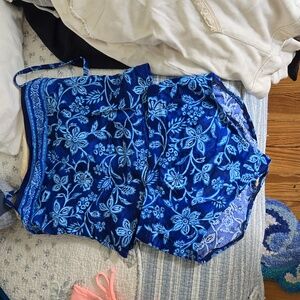 Gently used Sessa Sz 10 Blue Flowered Tankini